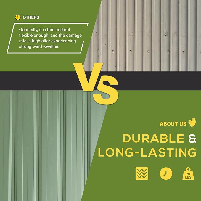 AECOJOY 5' x 3' Outdoor Storage Shed, Small 3x5 Metal Sheds & Outdoor Storage - Image 5