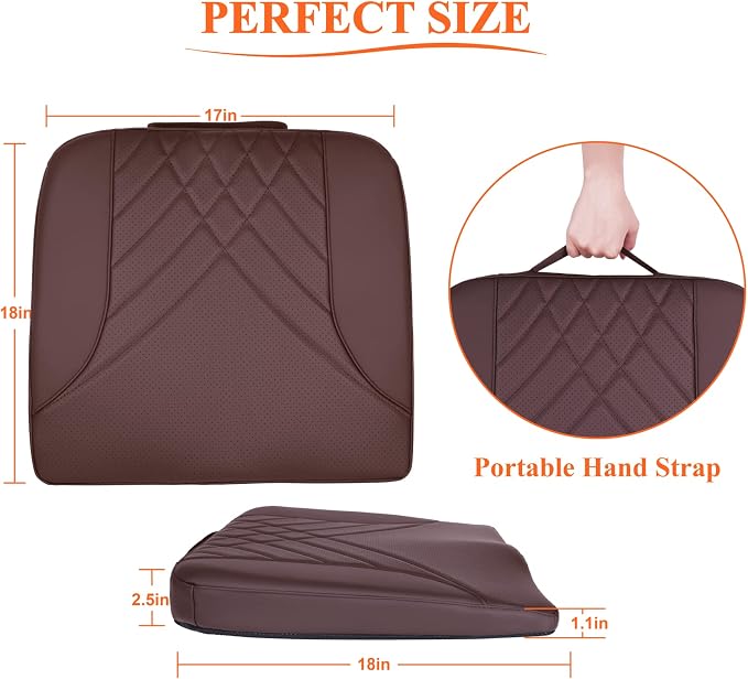 kingphenix Premium Car Seat Cushion, Memory Foam Driver Seat Cushion to Improve - Image 8