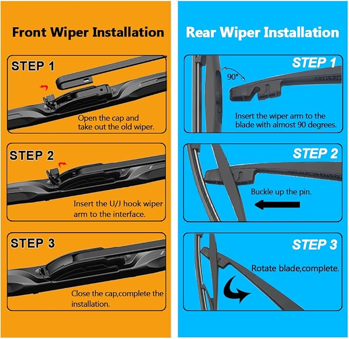 AUTOBOO 26"+17" Windshield Wipers - Image 6