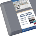 KitchenClouds Kitchen Mat Cushioned Anti Fatigue Rug 24"x70" Waterproof by KitchenClouds