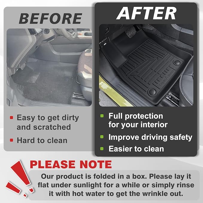 TripleAliners All Weather Floor Mats Compatible - Image 7