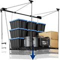 FLEXIMOUNTS Overhead Garage Storage Rack, 4x4 Ft Heavy-Duty Garage Ceiling by FLEXIMOUNTS