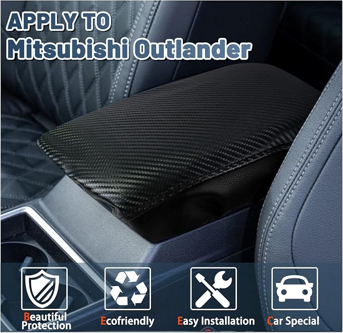 Ruiya Armrest Cover for Mitsubishi Outlander 2022+ Armrest Cushion Mitsubishi - Image 2