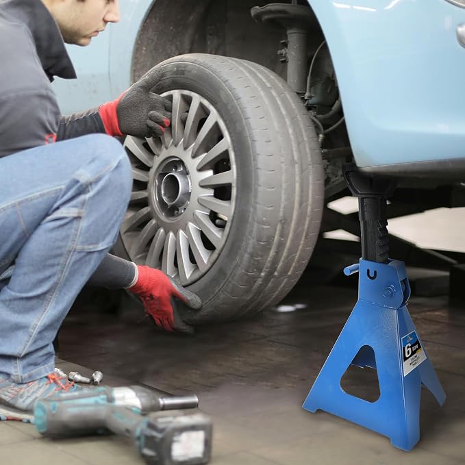 6 Ton Automotive Jack Stands, Heavy Duty Steel Car Lifting Stand - Image 6