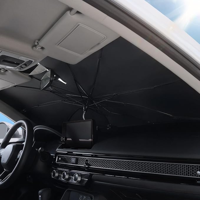 Umbrella Sunshade for Honda Civic 2025 2024 2023 2022 Accessories, Foldable - Image 3