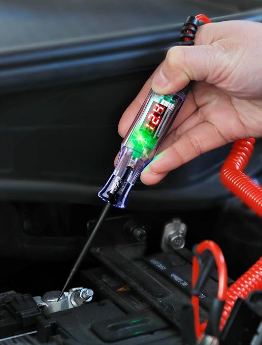 Test Light Automotive 5-90V Digital LED Circuit Tester - Image 7