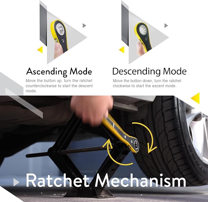 Car Jack Kit | Scissor Jack for Car 2 Ton - Image 7
