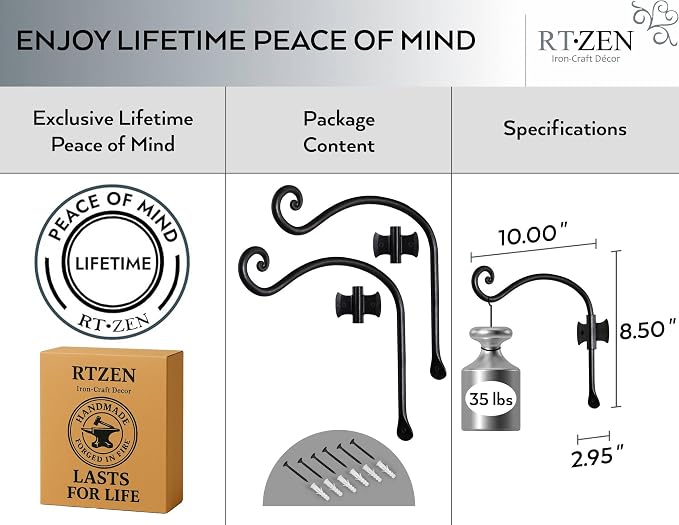 RTZEN Plant Hangers Outdoor or Indoor - Image 3