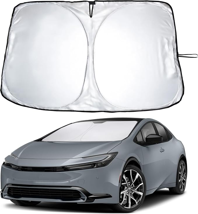Econour Windshield Sun Shade for Toyota Prius C Accessories 2023-2025 Custom by EcoNour