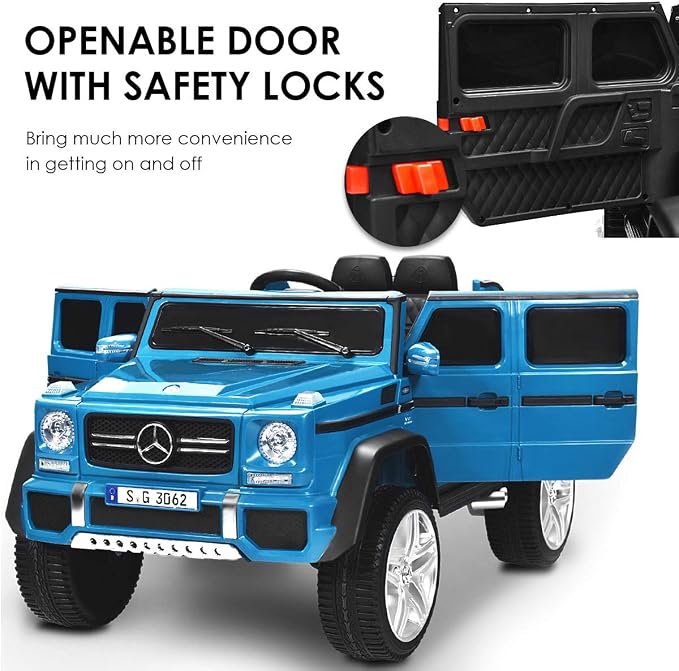 HONEY JOY Ride On Truck, Licensed Mercedes-Benz Maybach G650 Battery Powered - Image 7