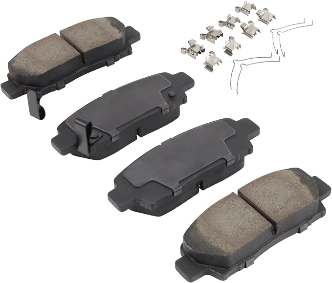 Premium Ceramic Rear Brake Pads Compatible - Image 2