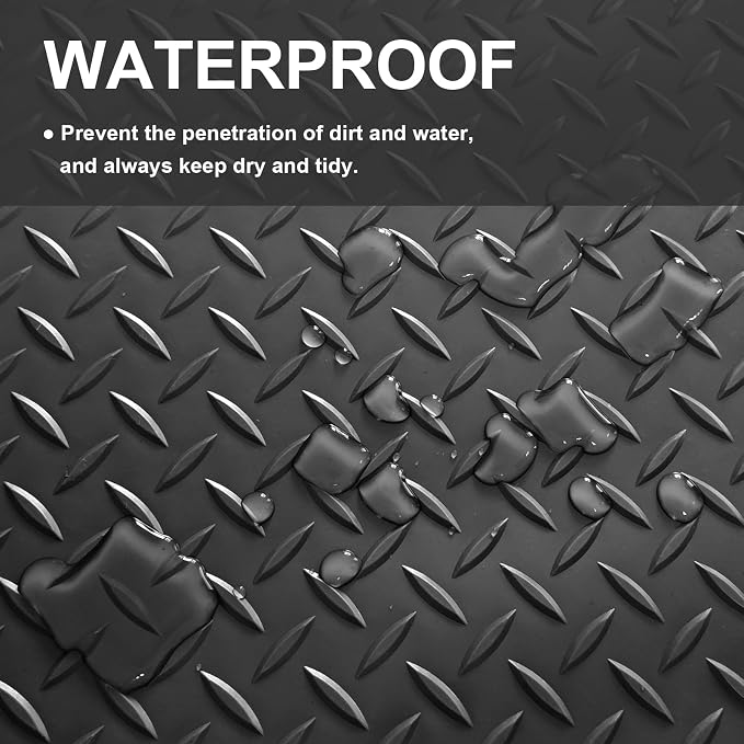 Garage Floor Mat 2.8mm Thickness PVC Garage Flooring Roll Diamond Plate Floor - Image 6