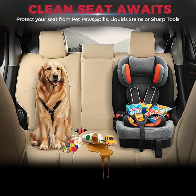 FREESOO CRV Seat Covers Full Set, - Image 6