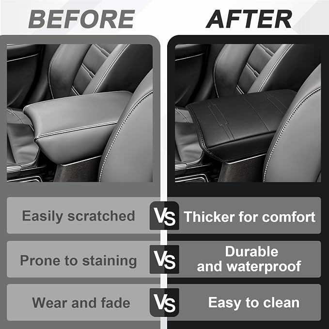 Muslogy Center Console Armrest Cover Compatible - Image 6