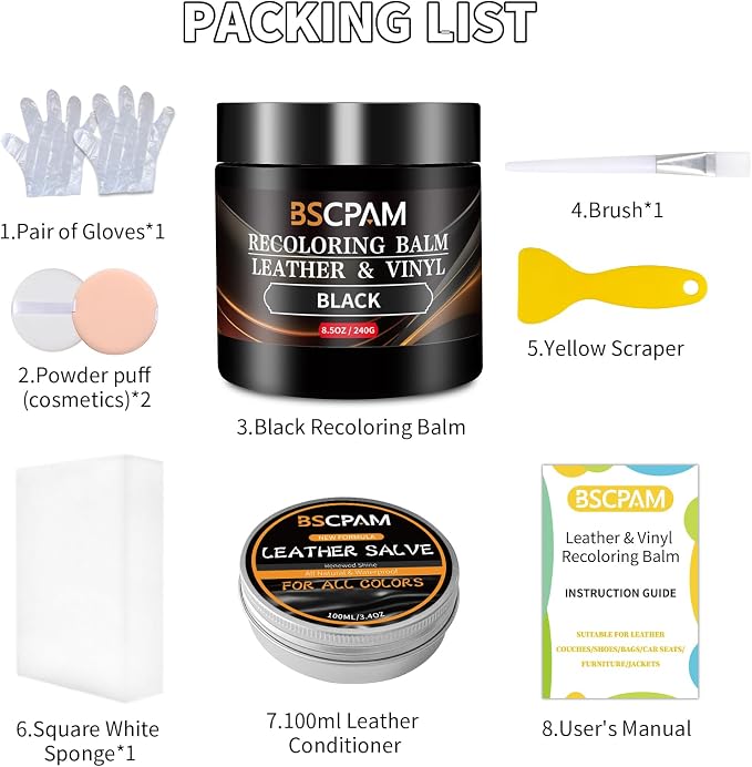 Black Leather Recoloring Balm - Image 6