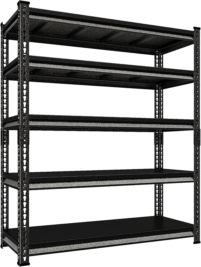 Garage Shelving Heavy Duty 3000LBS Loads, 5-Tier Metal Shelving Units and - Image 6