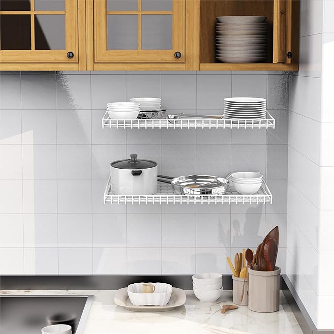 WALMANN Garage Wall Shelf, Wall-Mounted Storage Shelves - Image 5