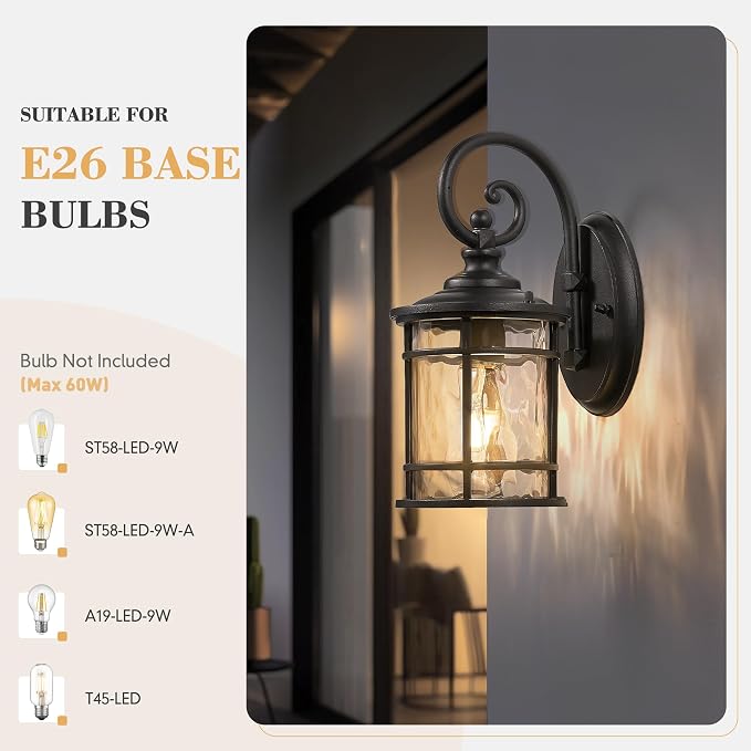 Emliviar Outdoor Lights for House, Outdoor Sconce Lights - Image 3
