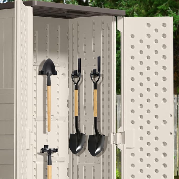 6 Pcs ABS Storage Shed Tool Hooks, Shed Tool Hangers Include J-Shape, U-Shape - Image 4