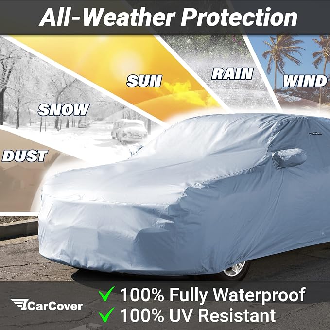 iCarCover Premium Car Cover for 1982-1992 Chevy Camaro Z28, Berlinetta - Image 2