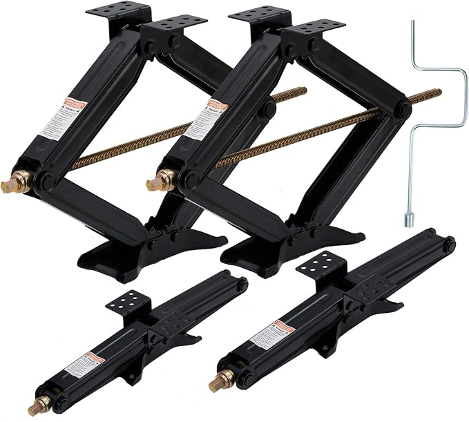Garvee 24" RV Scissor Jack - 7500lb Heavy Duty Leveling Stabilizer by Garvee