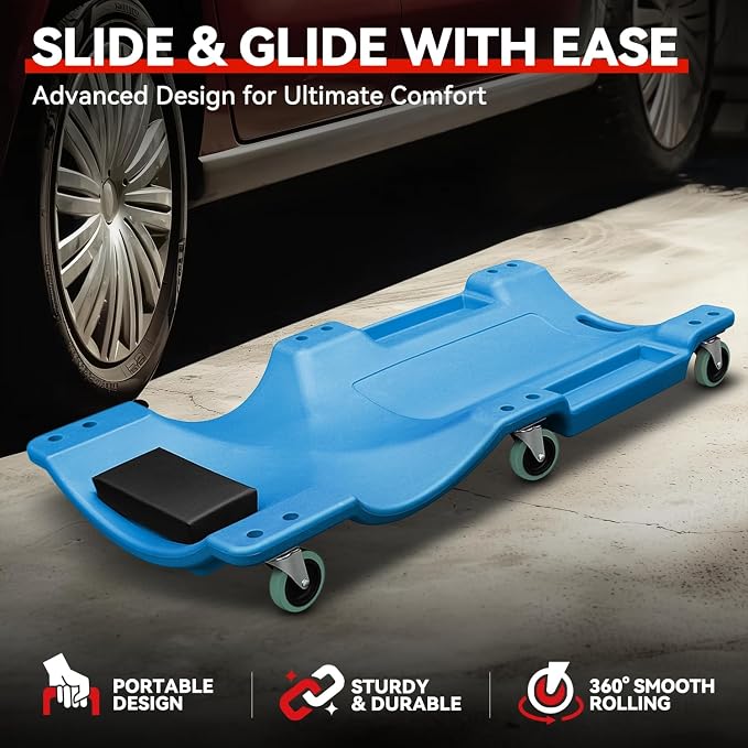 Auto Dynasty 40 Inches Mechanic Creeper, Automotive Garage Repair Low Profile - Image 3