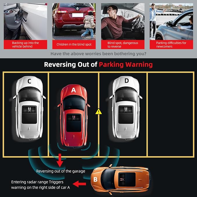 2pcs PDC Bumper Parking Aid Assist Sensor Backup Reverse Radar Replacement Kit - Image 5