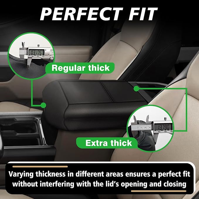 Muslogy Center Console Armrest Cover Compatible - Image 4