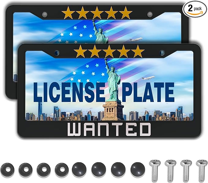 License Plate Protector Black by Unknown