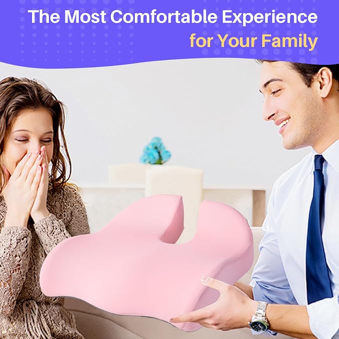 Seat Cushion for Office Chair, Large Thick Seat Cushion for Tailbone Pain Relief - Image 6