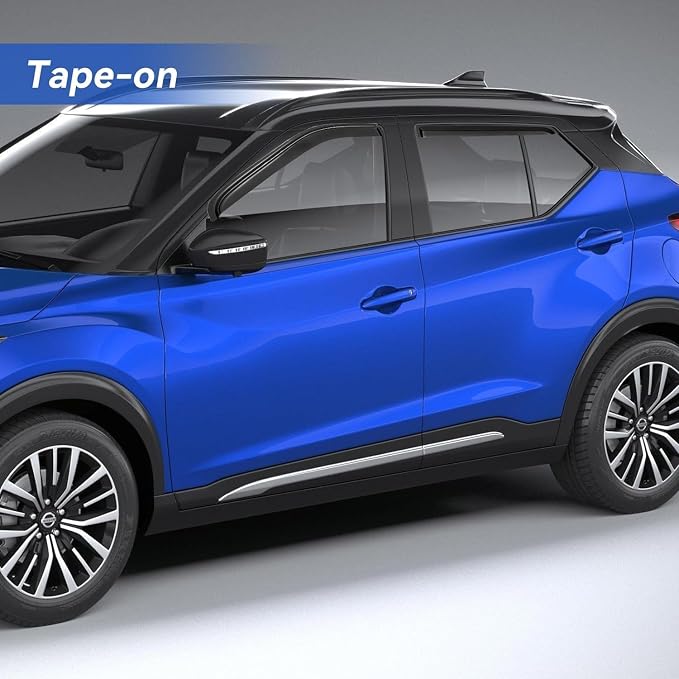 Window Visors Rain Guards for 2018 2019 2020 2021 2022 2023 2024 Nissan Kicks - Image 3