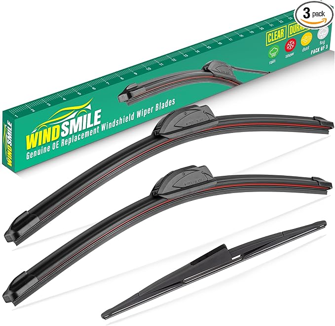 22" 22" 16" Windshield Wiper Blades Replacement by WINDSMILE