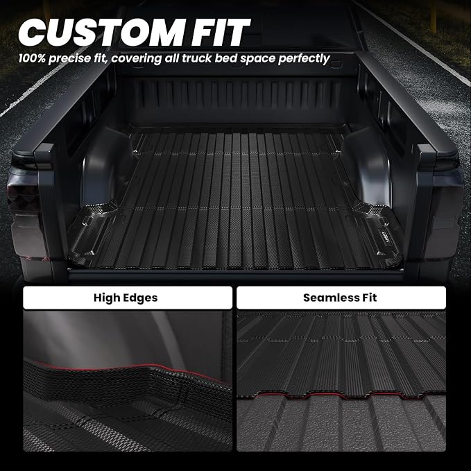 LASFIT Bed Mat 2007-2018 for Chevy Silverado/GMC Sierra 1500 & 2007-2019 - Image 4