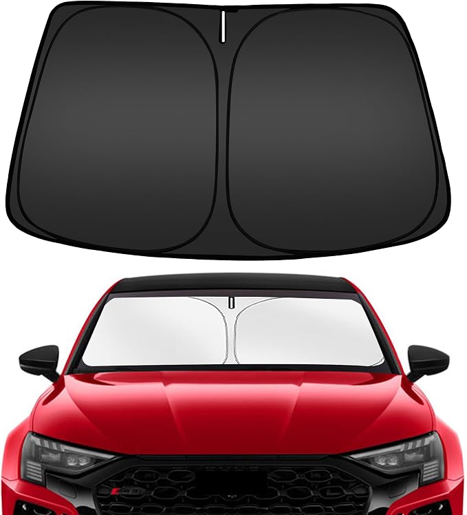 ARISMOTOR Windshield Sun Shade for Audi A3 2022-2025, Custom Fit Foldable Front by ARISMOTOR