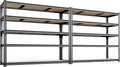 48"W Garage Shelving, 2650LBS Storage Shelves heavy duty, 5 Tier Metal Shelving by Unknown