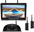 10.1" RV Backup Camera Wireless System Plug and Play, Pre-Wired by ZEROXCLUB