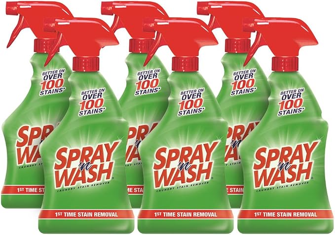 Spray N'Wash Pre-treat Laundry Stain Remover Bottles, 1.37 Pound, 132 Fl Oz by SpraynWash