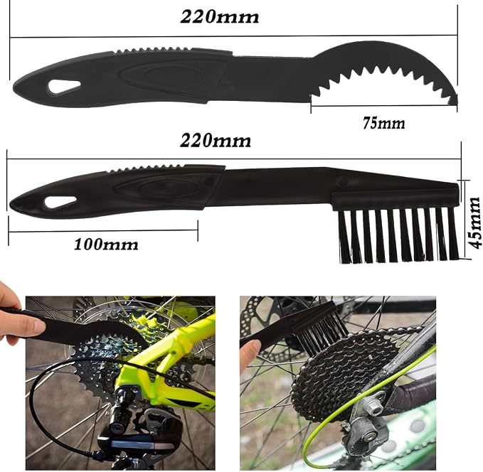 Bike Chain Cleaning Tools Motorcycle Chain Washer Cleaning Brush Bicycle Chain - Image 3