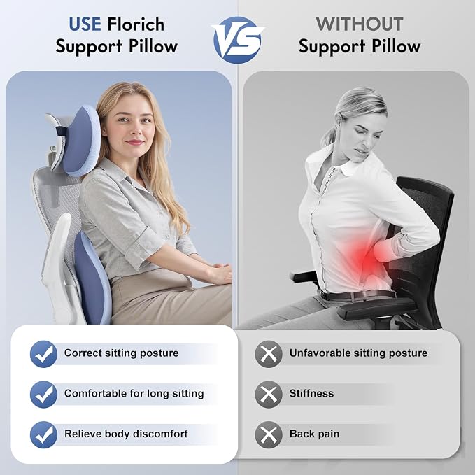 FLORICH Lumbar Support Pillow and Neck Pillow - Image 6
