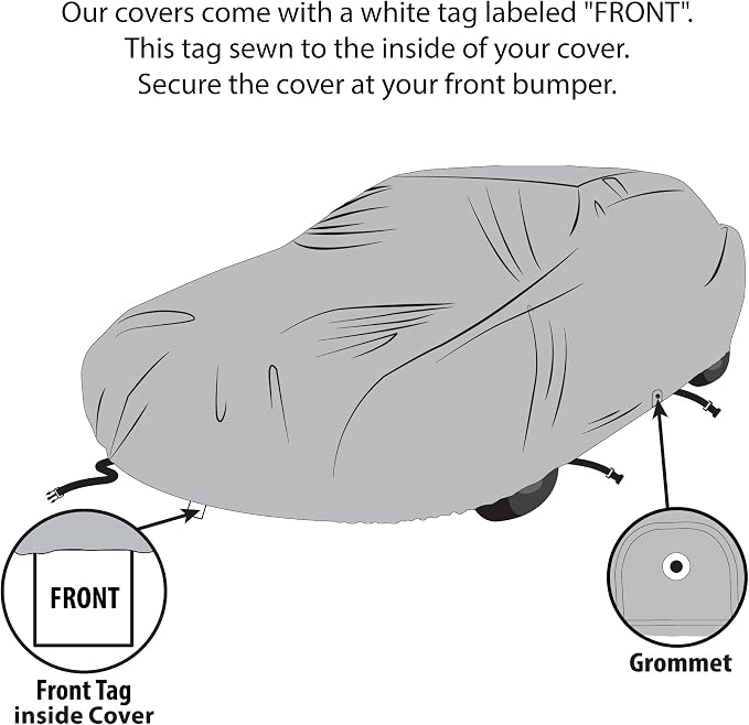 5 Layer Car Cover for Lincoln Mark V 1977-1979 Coupe 2-Door Semi Custom Fit - Image 6