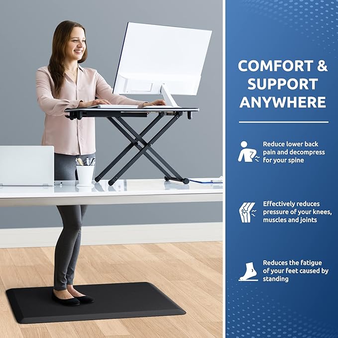KitchenClouds Kitchen Mat Cushioned Anti Fatigue Rug 17.3"x28" Waterproof - Image 4
