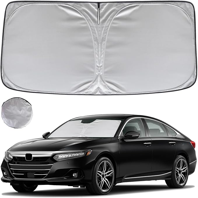 KAYZT Windshield Sun Shade for Honda Accord Sedan 2018-2025 Foldable Sunshade by KAYZT