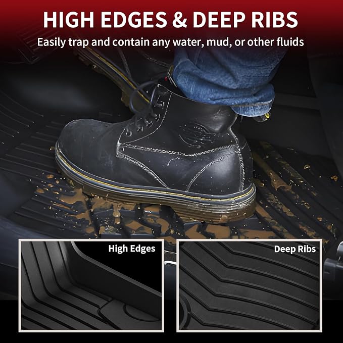 LASFIT Floor Mats for Mercedes Benz GLC 2023-2025, GLC300 / GLC350e / GLC43 - Image 3