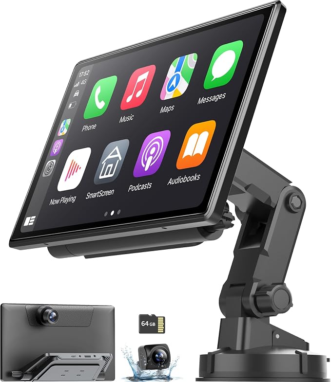 Wireless Portable Carplay Screen by EOYAA
