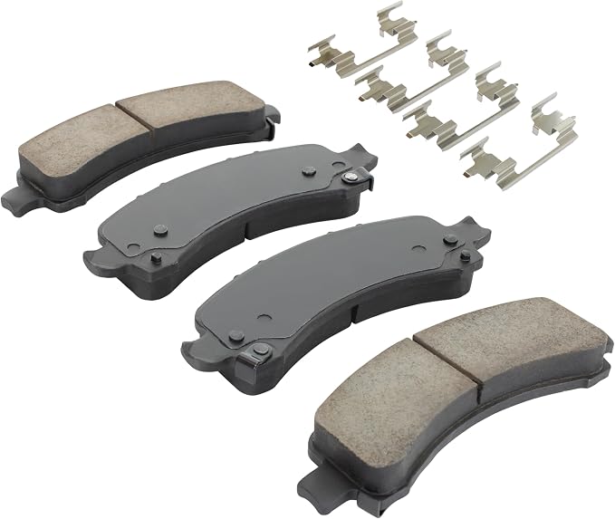 Premium Ceramic Rear Brake Pads Compatible - Image 2