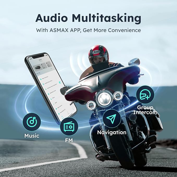 S1 Motorcycle Bluetooth Headset - Image 6