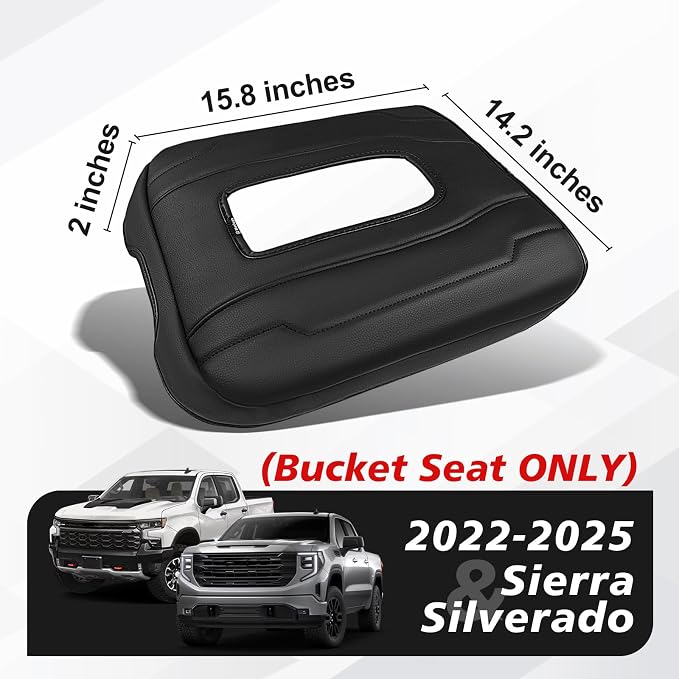 Muslogy Center Console Armrest Cover Compatible - Image 3