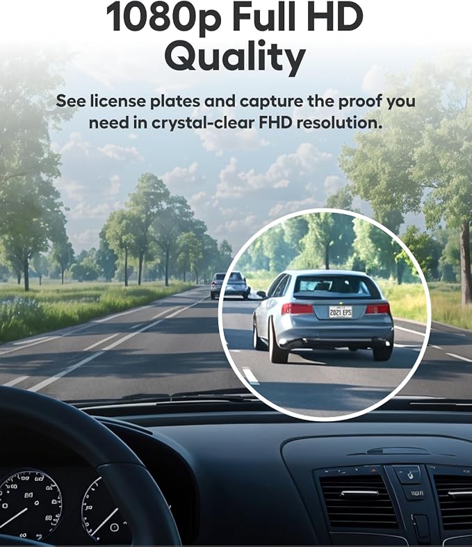 Nexar Beam2 Mini Dash Cam Car Camera 64GB Storage 24H Parking Mode Wide Angle - Image 3