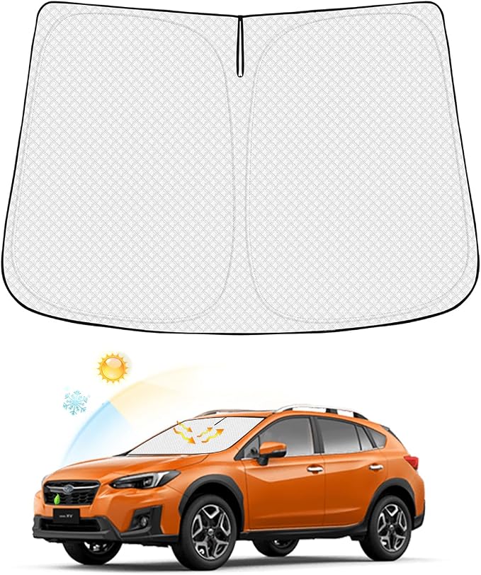 Windshield Sun Shade for Subaru Crosstrek 2018-2025 2026 Accessories Thicken by Canvcle