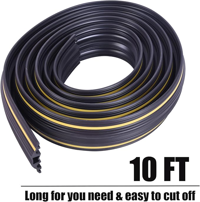 10FT Cord Cover, Flexible Floor Cable Cover, Cord Hider to Organize and Protect - Image 7